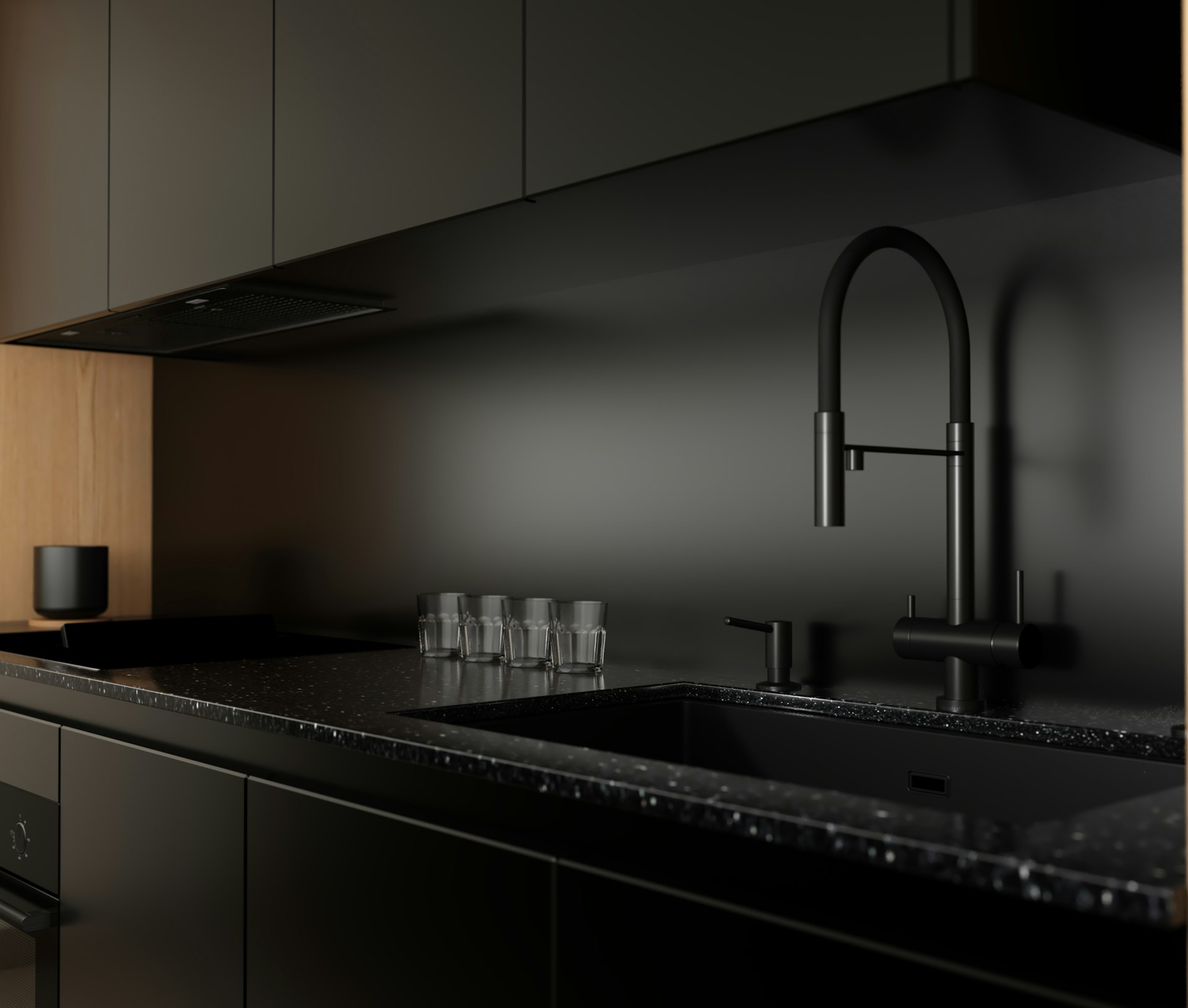 Premium kitchen and bathroom category imagery, illustrative